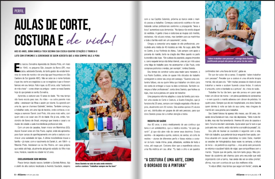 Reportagem sobre a Professora Daniela — Escola 4 Estações